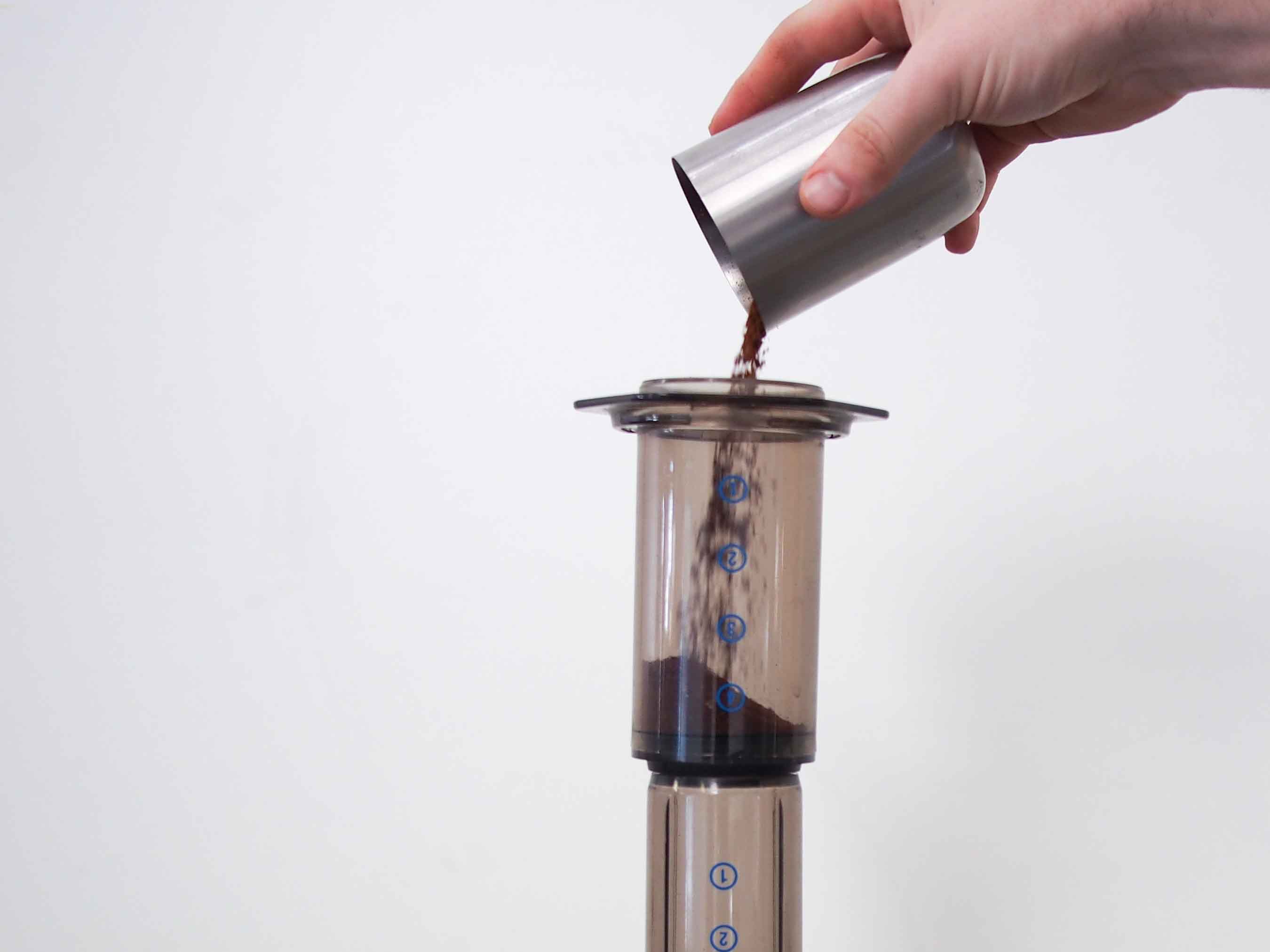 How to brew Inverted Aeropress Sample Coffee Roasters
